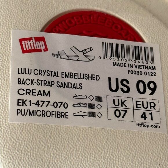 Fitflop Lulu Crystal Embellished Back Strap Sandals - Picture 7 of 8